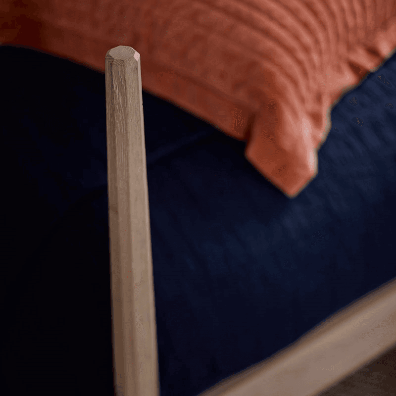 Walton Four Poster King Size Bed, Hugo Pale Oat