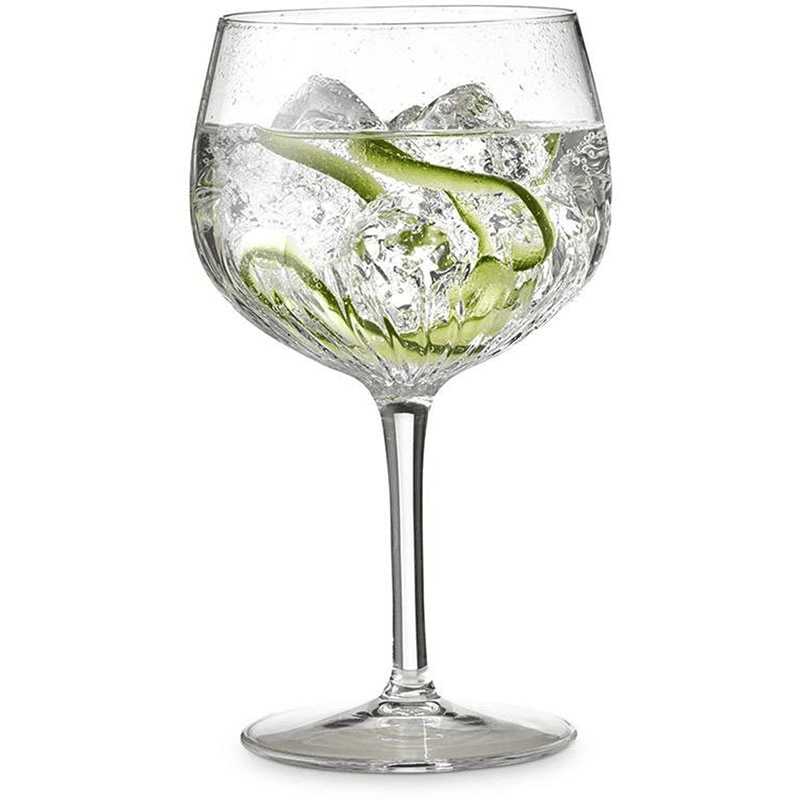 Mixology Set of 4 Large Gin Glasses, 800ml, Clear