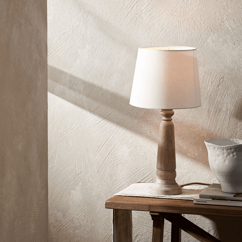 Elliot Table Lamp, H31cm, Natural