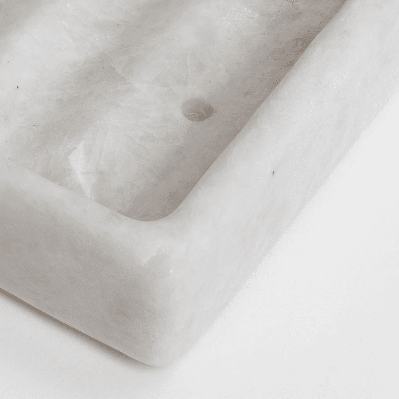 Mandalay Soap Dish, 15 x 10cm, Marble
