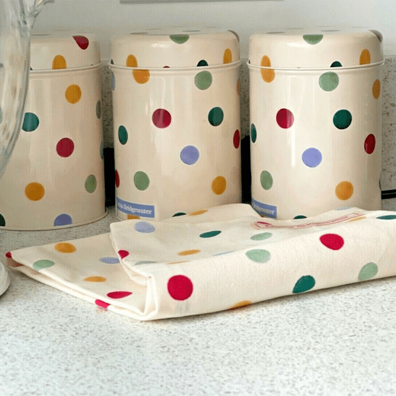 Polka Dot Set 3 Caddies, 11cm x 32cm x 15cm