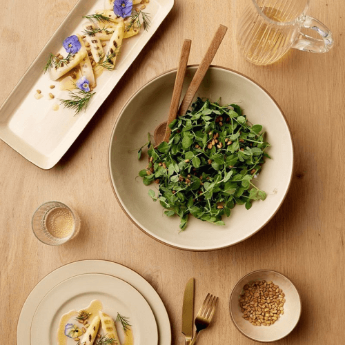 Image showing the Gastro Salad Bowl, D30cm, Cream product.