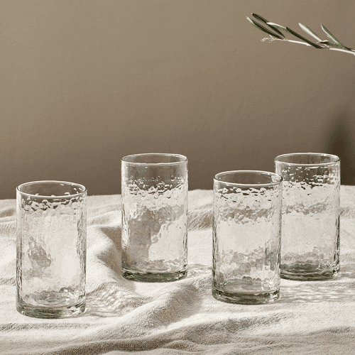 Image showing the Yala Set of 4Highball Glasses, 300ml, Clear product.