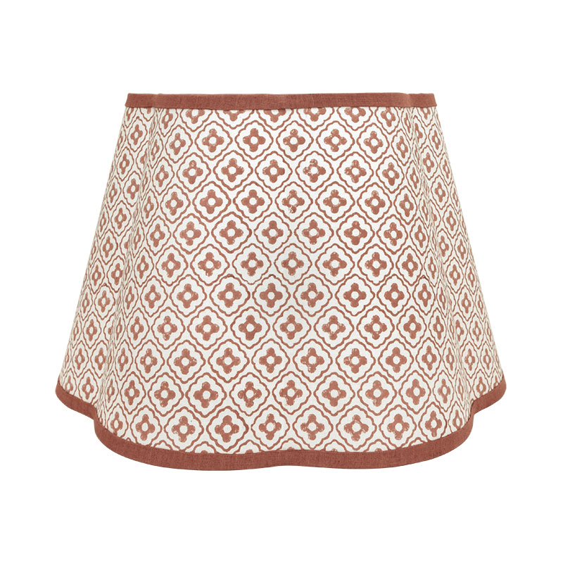 Finestra Scalloped Shade, D25.5cm, Pink