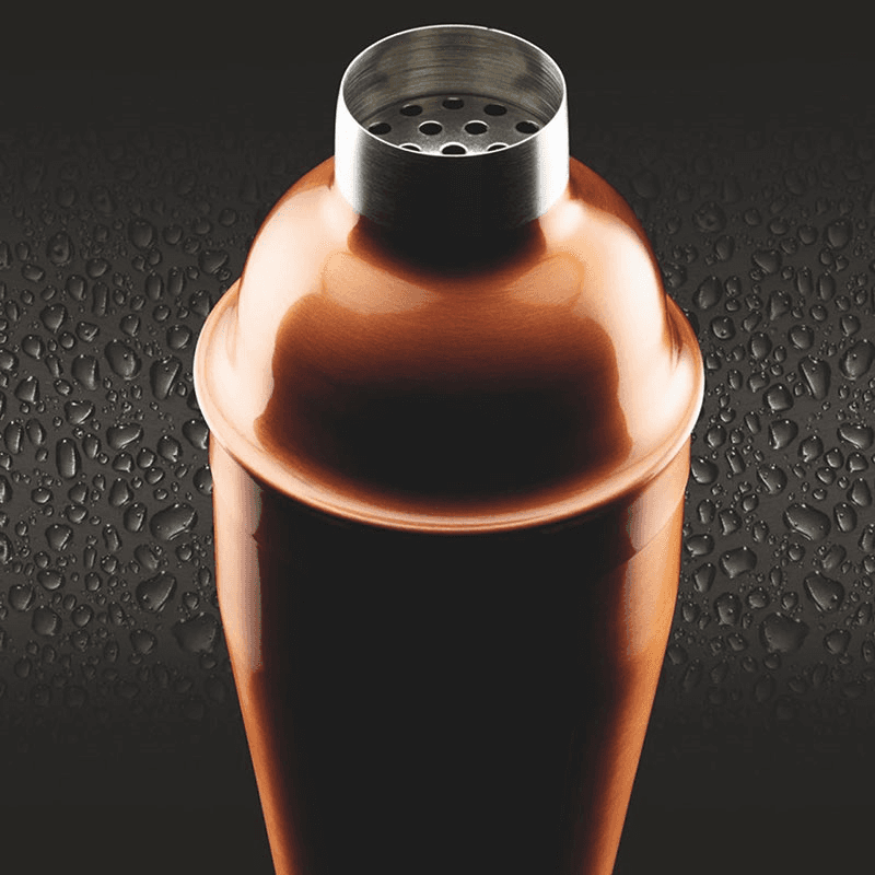 Cocktail Shaker, 500ml, Copper Finish