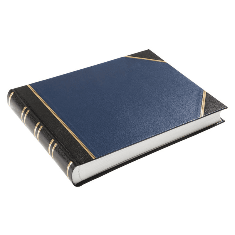 Large Landscape Photograph Album, L30.6 x W39.2cm, Blue