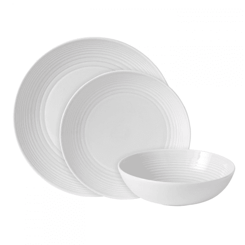 Image showing the Gordon Ramsay - Maze 12 piece dinner set, White product.