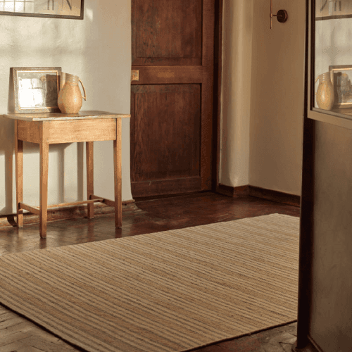 Image showing the Fistral Wool Rug, 170 x 240cm, Grey product.