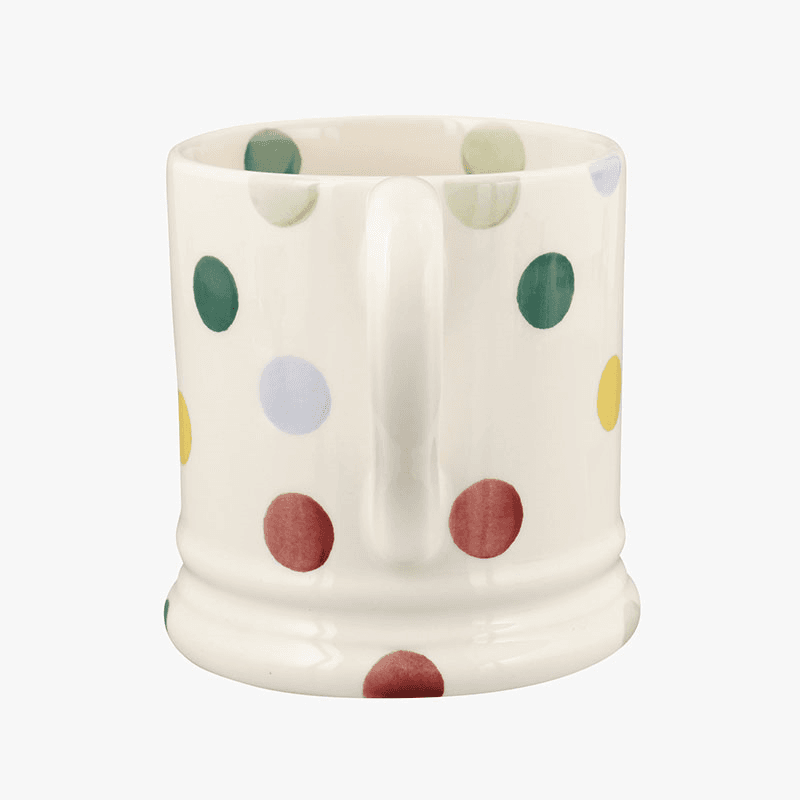 Polka Dot Mug, 300ml, Cream