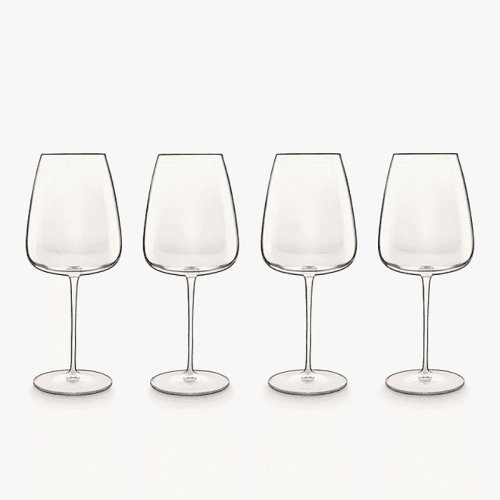 Image showing the Talismano Set of 4 Bordeaux Red Wine Glasses, 700ml, Clear product.