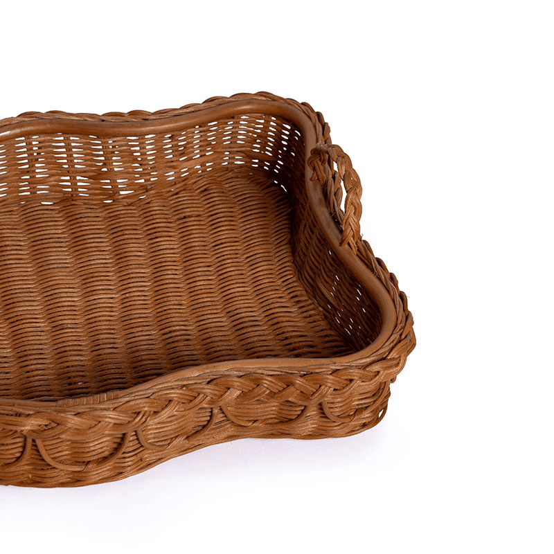 Hadley Rattan Tray, L53 x W40 x H10cm, Natural