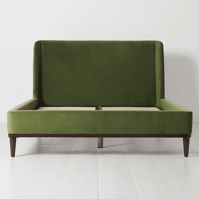 Bed 02 Velvet Double Frame, Vine
