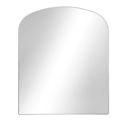 Image showing the Chiltern Fine Metal Mantle Mirror, White product.