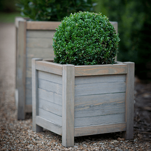 Image showing the Square Planter, 40cm, Spruce product.