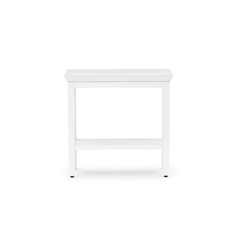 Aldwych Tall Side Table, Snow