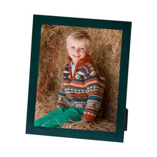 Image showing the Hungerford Unmounted Photo Frame, 8 x 10", Green product.