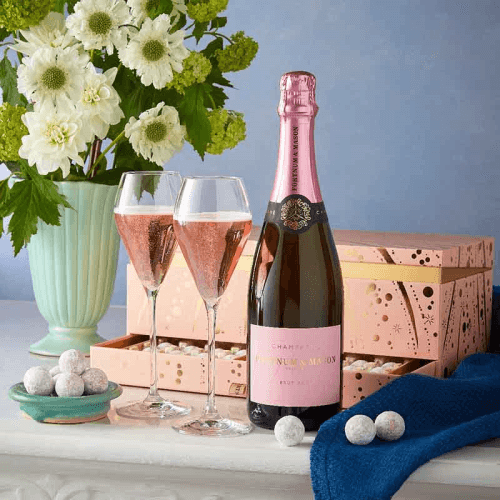 Image showing the The Rose Champagne & Chocolate Gift Box product.
