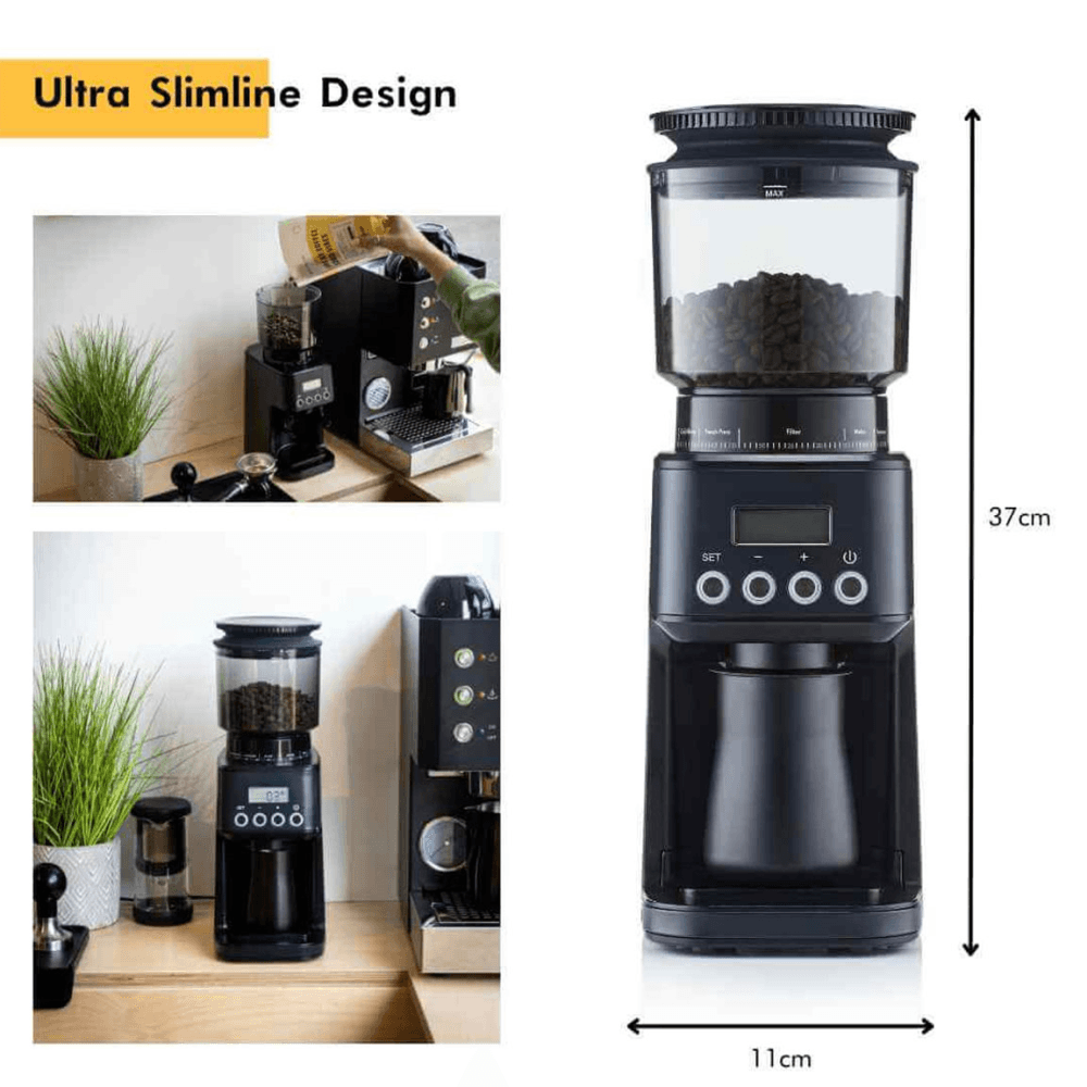 Barista Core Electric Coffee Grinder, Black