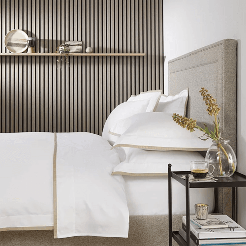 Image showing the Somerton Superking Deep Fitted Sheet, White product.
