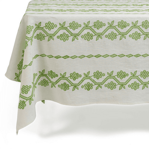 Image showing the Napa Tablecloth, 180 x 270cm, Green product.