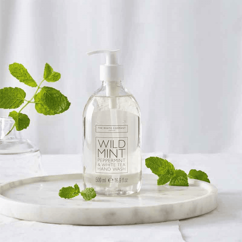 Wild Mint Cleansing Hand Wash, H15 x W7.5 x L7.5cm
