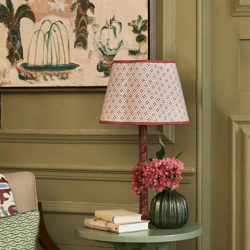 Finestra Scalloped Shade, D25.5cm, Pink