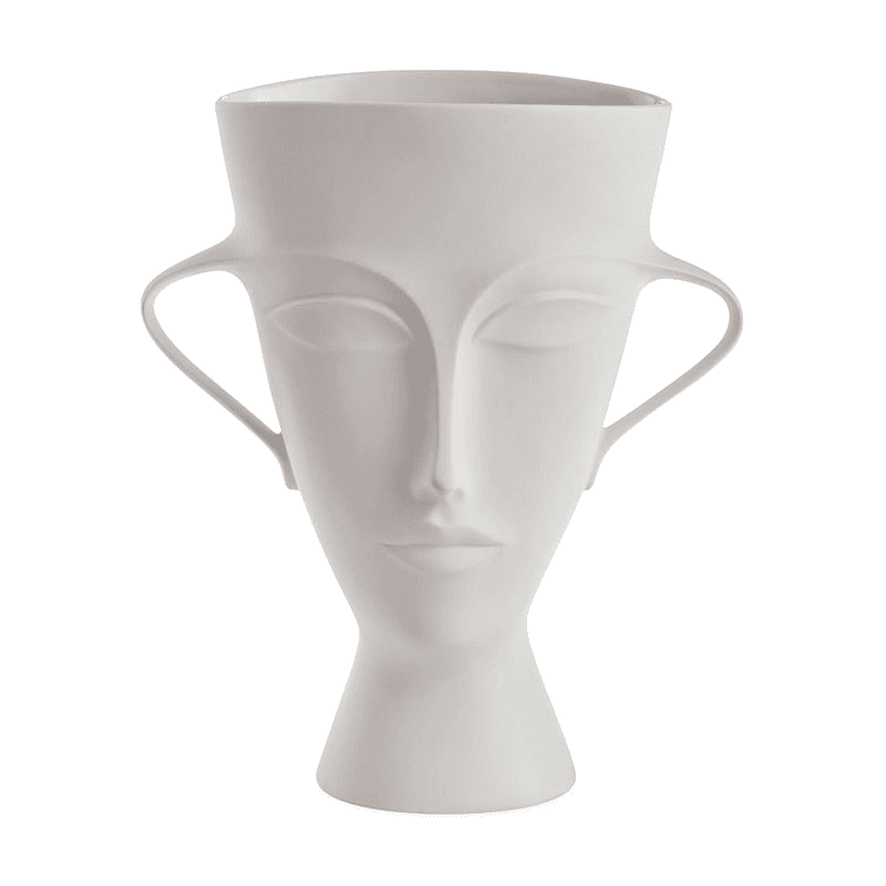 Giulette Tall Urn, H33cm, White