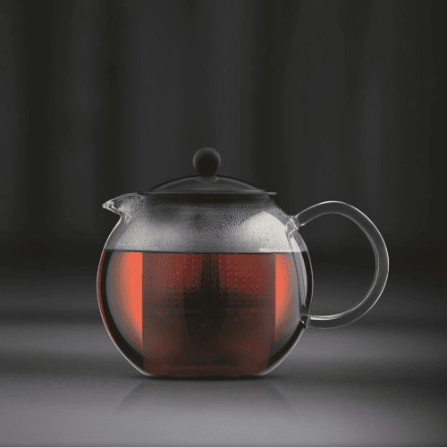 Image showing the Assam Tea press, 0.5 litre, Black/Clear product.