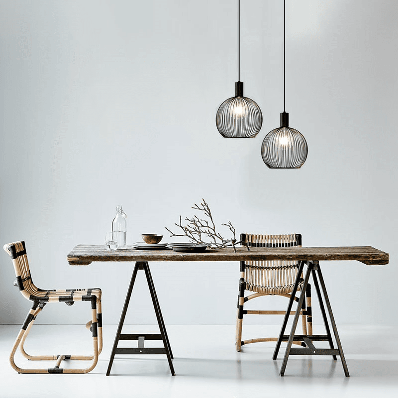 Aver Pendant, H35cm, Black