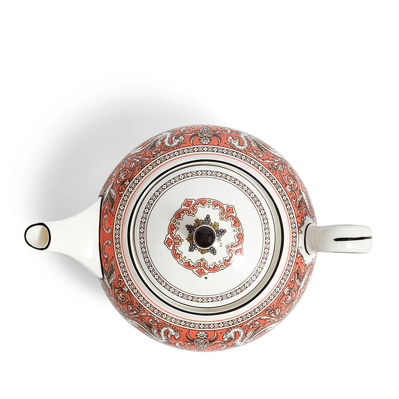 Florentine Teapot, 800ml, Salmon