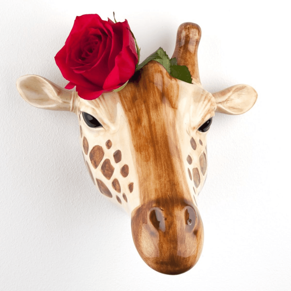 Giraffe Wall vase, L15 x D14 x H16cm