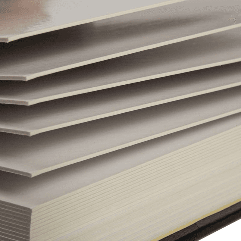 Leather Landscape Photograph Album, L30.6 x W39.2cm, Blue