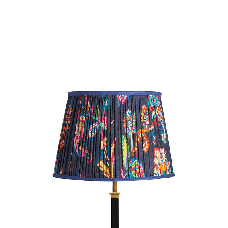Straight empire Shade, 30cm, blue Paisley by Matthew Williamson