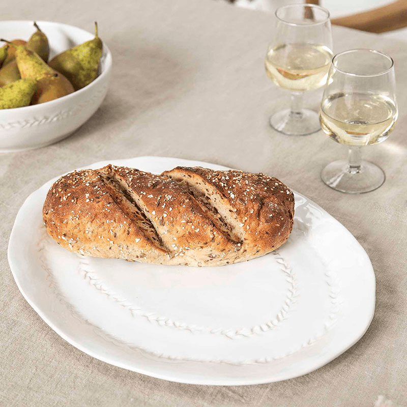 Overton Platter, White