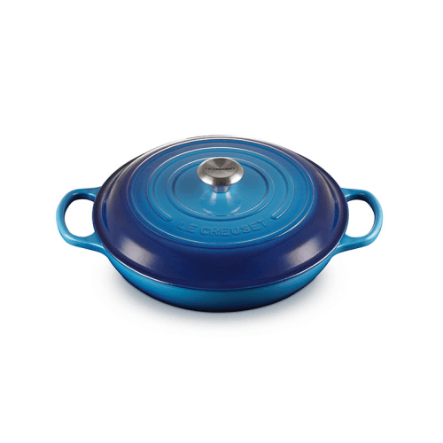 Image showing the Signature Cast Iron Shallow Casserole, 30cm, Azure product.