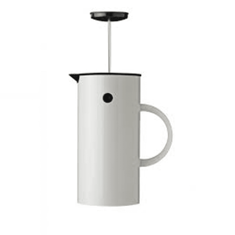 EM by Erik Magnussen French press coffee maker, H21cm - 1 litre, White