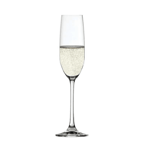 Image showing the Salute Set of 4 Champagne Flutes, 210ml, Clear product.