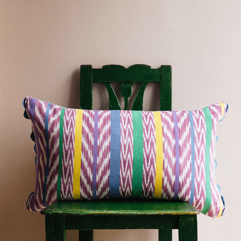 Gloria Cushion, 42 x 70cm, Lilac Multi