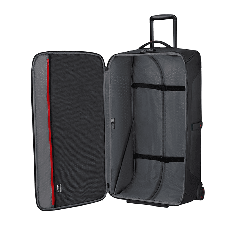 Ecodiver Duffle with Wheels, H79 x L44 x W31cm, Black