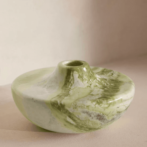 Image showing the Alma Vase, H10cm, Green product.