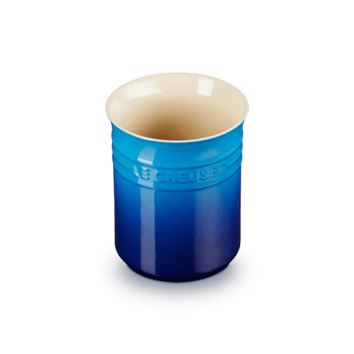Image showing the Stoneware Small Small Utensil Jar, Azure product.