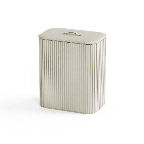 Image showing the Tota Luxe Laundry Basket, 90L, Ecru product.