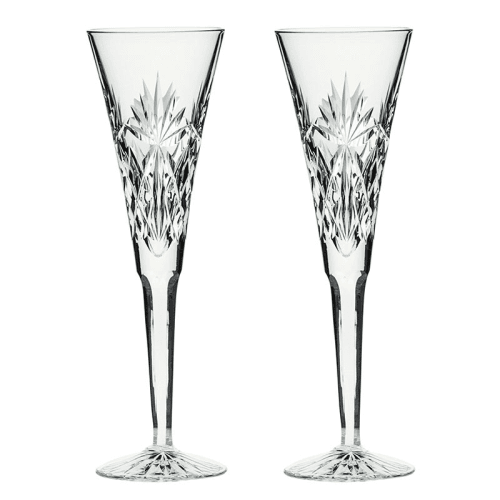 Image showing the Kintyre Set of 2 Champagne Flutes, 170ml, Clear product.