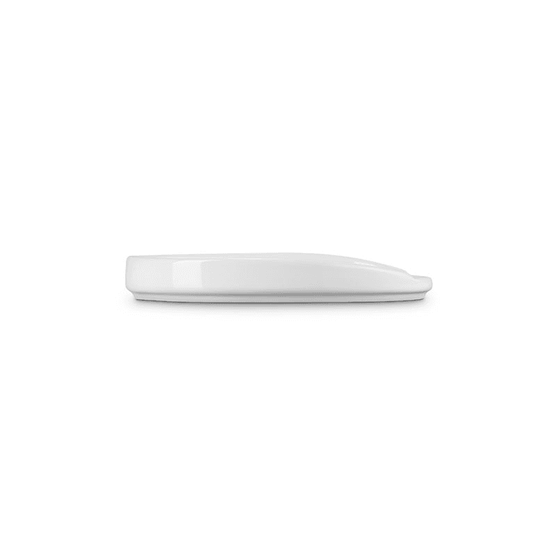 Stoneware Oval Spoon Rest, White