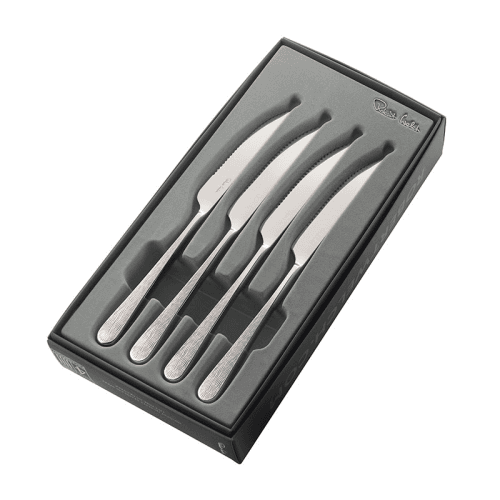 Image showing the Skye Set of 4 Steak Knifes, L23cm, Stainless Steel product.