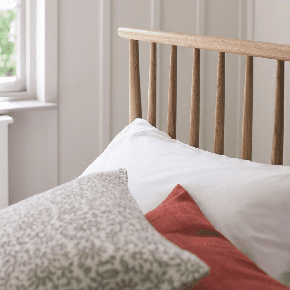 Teramo Double bed, H110 x W150 x D204cm, Natural