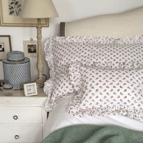Image showing the Ditsy Standard Pillowcase, Pink product.