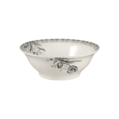 Image showing the Gien- Tulipes Noires, Cereal Bowl, Set of 4 product.