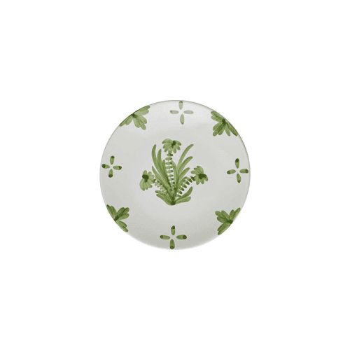 Image showing the Summer Flower Small Plate, Green product.