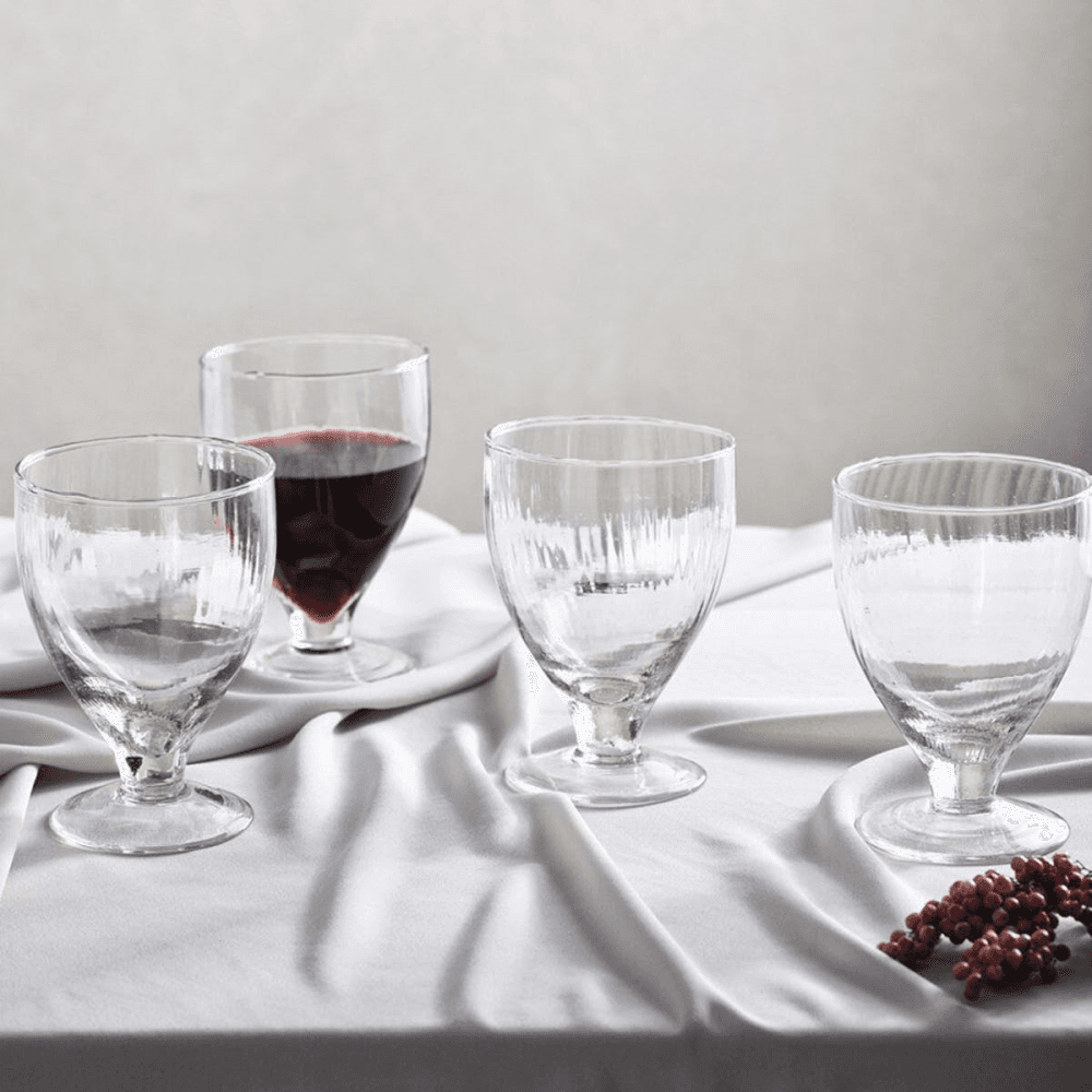 Wine Glass, Milford, Glass, H12 x D9.5cm, Set of 4